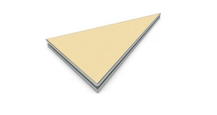 Stage82 - Praticable M 100x100cm triangle bois brut
