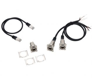 Adaptateur 2Port Node DIN-Rail, DMX via RJ45
