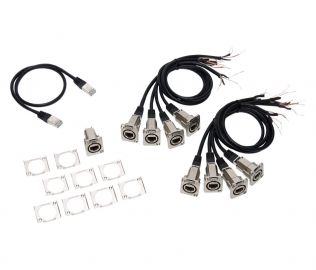 Adaptateur  8Port Node DIN-Rail, DMX via RJ45