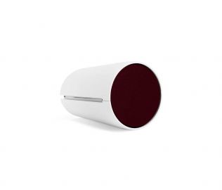 AS-5 Blanche - grille Rouge Bordeaux