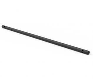 Tube de sous-perchage noir 200 cm