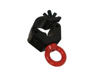 Collier noir diamètre 48-51 mm avec anneau - Charge 500 Kg