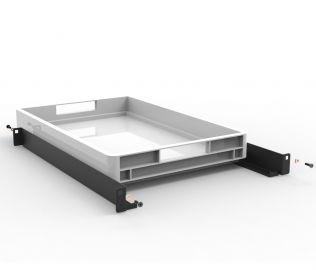 Caisse plastique MK2 H7,5cm + kit de profilés pour tiroir