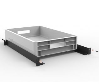 Caisse plastique MK2 H12cm + kit de profilés pour tiroir