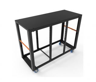Chariot de stockage triple H112 cm avec plateau