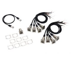 Adaptateur  8Port Node DIN-Rail, DMX via RJ45